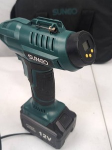 lot 218 image: Sunco 12V Cordless Air Compressor Tire Inflator Kit with Case