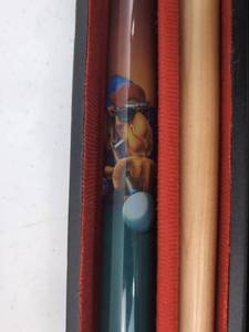 lot 262 image: Camel pool cue stick with case and chalk