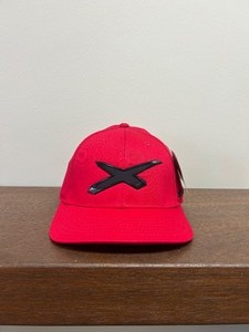 lot 25 image: NEW - Ski Doo Flex Fit Cap SM -  Brick Red - MSRP $32.99