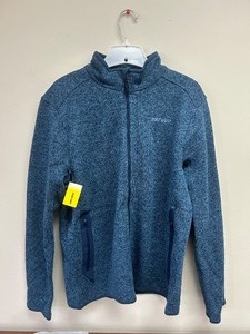 lot 35 image: NEW - Ski Doo Mid-Layer Fleece Large - Denim Blue - MSRP $111.49