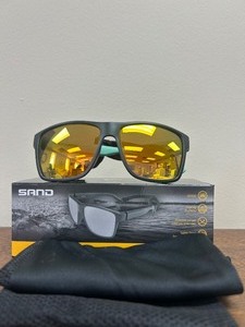 lot 24 image: NEW - Sea Doo Sand Floating Sunglassses - Orange - MSRP $59.99