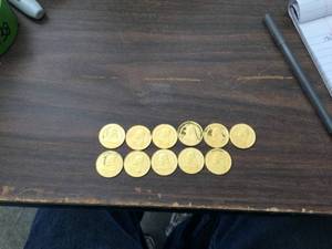 lot 135 image: (11) Franklin Mint Collectors Society - Charter Member Tokens 1971-1979
