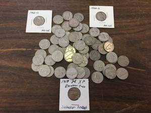 lot 179 image: 1950s-60s U.S. Jefferson Nickels