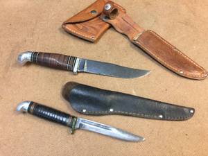 lot 204 image: Vintage Kinfolks 9365 & Western Knives