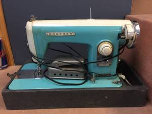 lot 241 image: Vintage Brother JC1 Portable Sewing Machine