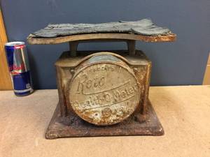 lot 116 image: Nifty Old Health-O-MeterRoto-Dial Scale
