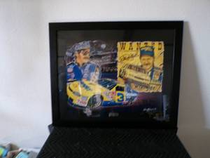 lot 12 image: Sam Bass Commemorative Print - All Star Race