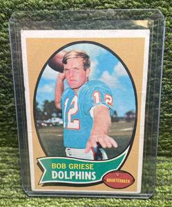 lot 20 image: 1970 Topps Bob Griese