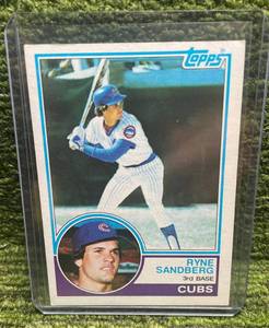lot 24 image: 1983 Topps Ryne Sandberg Rookie Card