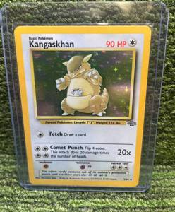lot 25 image: 1999 Pokemon Jungle Holo Kangaskhan NM