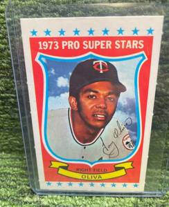 lot 36 image: 1973 Kellogs Set Pedro Tony Oliva MINT