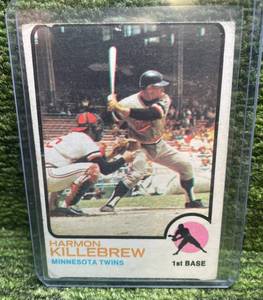 lot 37 image: 1973 Topps Harmon Killebrew Poor