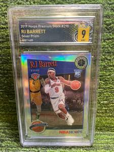 lot 73 image: 2019 Hoops Premium Stock RJ Barrett graded Mamba 9
