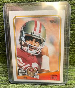 lot 78 image: 1988 Topps Jerry Rice