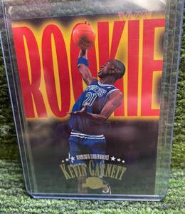 lot 92 image: 1995 Skybox Kevin Garnett Rookie Card