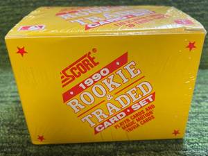 lot 100 image: 1990 Score Rookie & Traded Card Set Factory Sealed