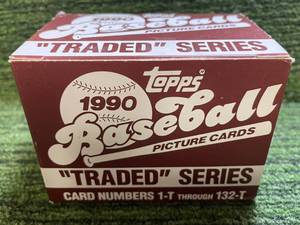 lot 101 image: 1990 Topps Baseball Traded Series Set