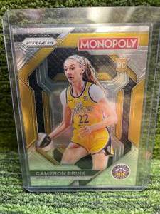 lot 115 image: 2024 Prizm Monopoly Cameron Brink Rookie Card