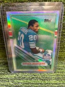 lot 121 image: 2001 Topps Archives Reserve refractor Barry Sanders