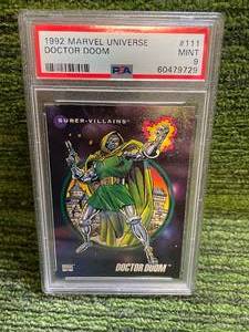 lot 151 image: 1992 Marvel Universe Doctor Doom PSA 9