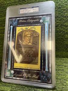 lot 183 image: 2012 Legends of the Hall Gaylord Perry Autograph PSA Graded Gem Mint 10