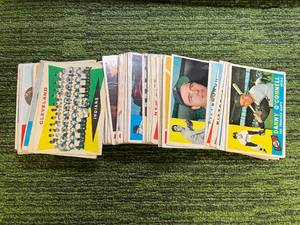 lot 202 image: 1960 Topps Baseball lot of 80 cards in Poor condition