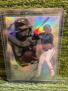 lot 194 image: 2018 Panini Illusions Ronald Acuna Jr. Rookie Card