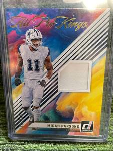 lot 161 image: 2024 Donruss All Pro Kings Micah Parsons Jersey Card 425