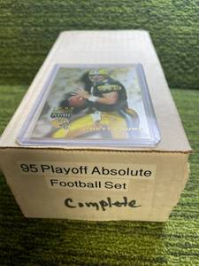lot 57 image: 1995 Playoff Absolute Football complete Set