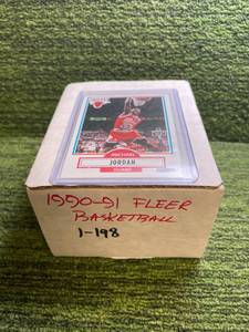 lot 134 image: 1990-91 Fleer Basketball Complete Set