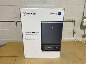 lot 58 image: ECOVACS Robotics Deebot X2 OMNI Robot Vacuum & Mop with Self Cleaning Auto