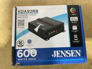 lot 330 image: JENSEN XDA92RB Class D 2 Channel Bridgeable Amplifie