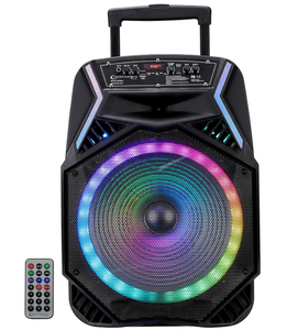 lot 13 image: Technical Pro RAINB15 3000w 15 Bluetooth Battery LED DJ Party SpeakerRemote