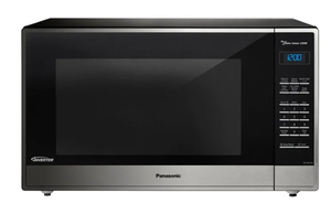 lot 62 image: Panasonic 2.2 cu. ft. Stainless Steel 1250W Microwave Oven With Inverter Technology #NN-SN975S