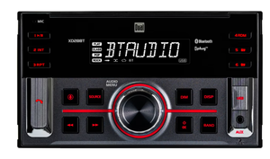 lot 327 image: Dual Electronics XD28BT, Car Stereo Head Unit, Double DIN with Bluetooth, 7-Character LCD