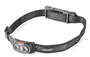 lot 365 image: NEBO Einstein 750 Lumen LED Gray Flex Headlamp
