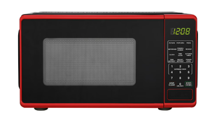 lot 411 image: Mainstays 0.7 Cu ft Countertop Microwave Oven, 700 Watts