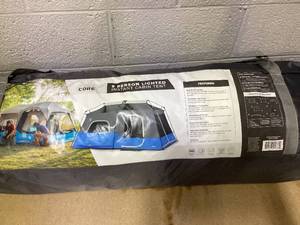 lot 36 image: Core Equipment 9-Person Lighted Instant Cabin Tent