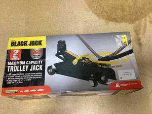 lot 454 image: Black Jack T82016W 2 Ton Trolley Jack with 360 Rotation Handle