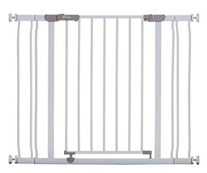 lot 150 image: Dreambaby Ava Pressure Mounted Security Gate w Extensions, White