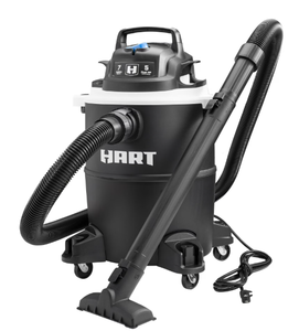 lot 163 image: HART 7 Gallon 5 Peak HP Poly WetDry Vacuum