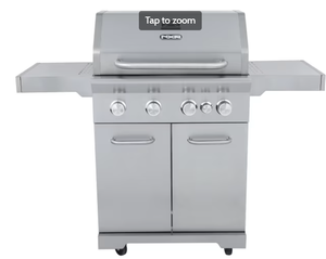 lot 80 image: NXR Stainless Steel 5-Burner Propane Grill with Sear Zone