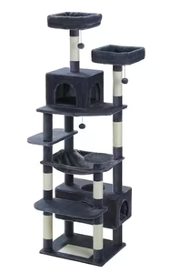 lot 86 image: Cat Tree Tower for Large Cats, Cat Condo with Sisal-Covered Scratching Posts and Pads