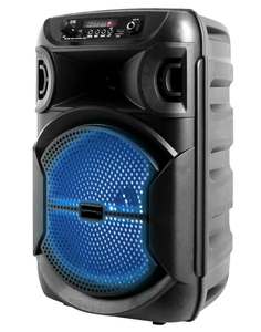 lot 141 image: Technical Pro BOOM8 Portable Rechargeable 8 LED Party Speaker wBluetoothUSB