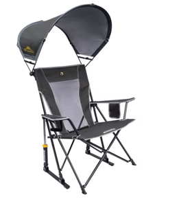 lot 221 image: GCI Outdoor SunShade Rocker Camp Chair