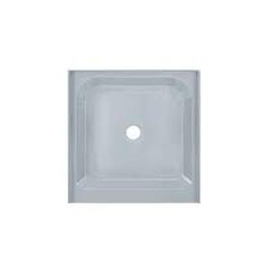 lot 15 image: Swiss Madison Voltaire 36 in. L x 36 in. W Alcove Shower Pan Base with Center Drain in Grey Customer Returns See Pictures