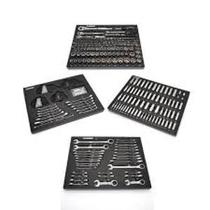 lot 33 image: Husky Mechanics Tool Set in EVA Trays (320-Piece)   Customer Returns See Pictures