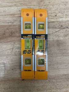 lot 192 image: Lot of 2 -  Tolsen Mini Level 35059 (0911254.20)