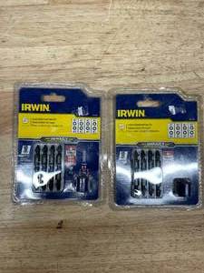 lot 197 image: Lot of 2 - Irwin 7pc Power Bits (0911250)