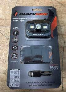 lot 259 image: BLACKFIRE Rechargeable Headlamp Area Lamp 09112510